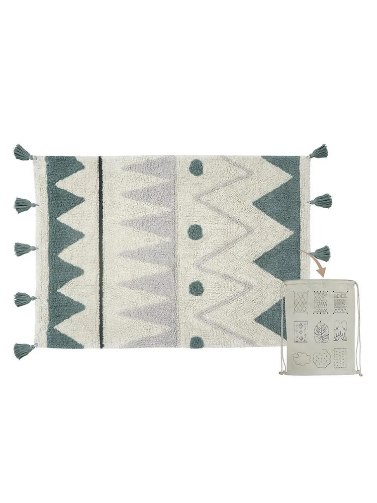 Washable Rug Mini Azteca