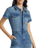 Fit For Success Stretch Denim Jumpsuit