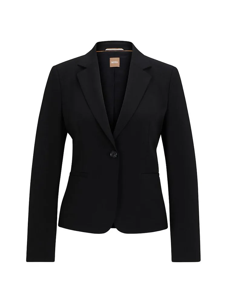 Slim-Fit Jacket Virgin Wool