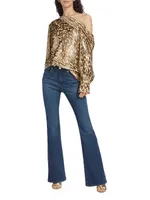 Good Legs High-Rise Stretch Flared Jeans