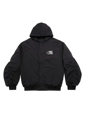 Gaffer Padded Bomber Hoodie