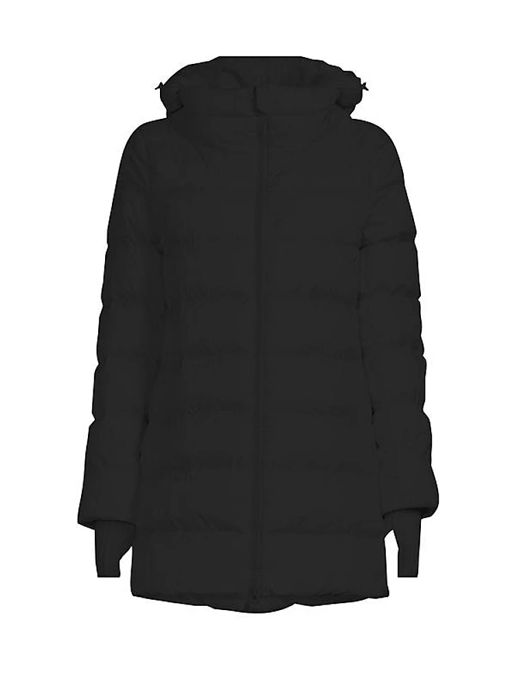 Nylon A-Line Coat