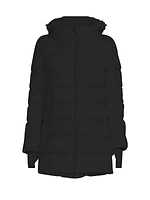 Nylon A-Line Coat