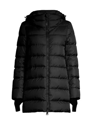 Nylon A-Line Coat