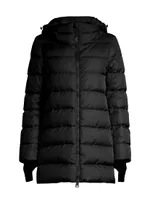 Nylon A-Line Coat