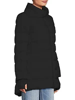 Nylon A-Line Coat