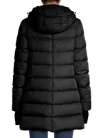 Nylon A-Line Coat