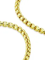COLLECTION 14K Yellow Gold Lite Round Box Chain Necklace
