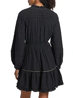 Rayne Cotton Textured Minidress