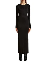 Bayra Long-Sleeve Maxi Dress