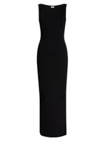 Evelyn Rib-Knit Maxi Dress