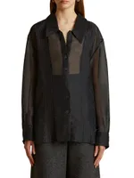 Nori Sheer Silk Shirt