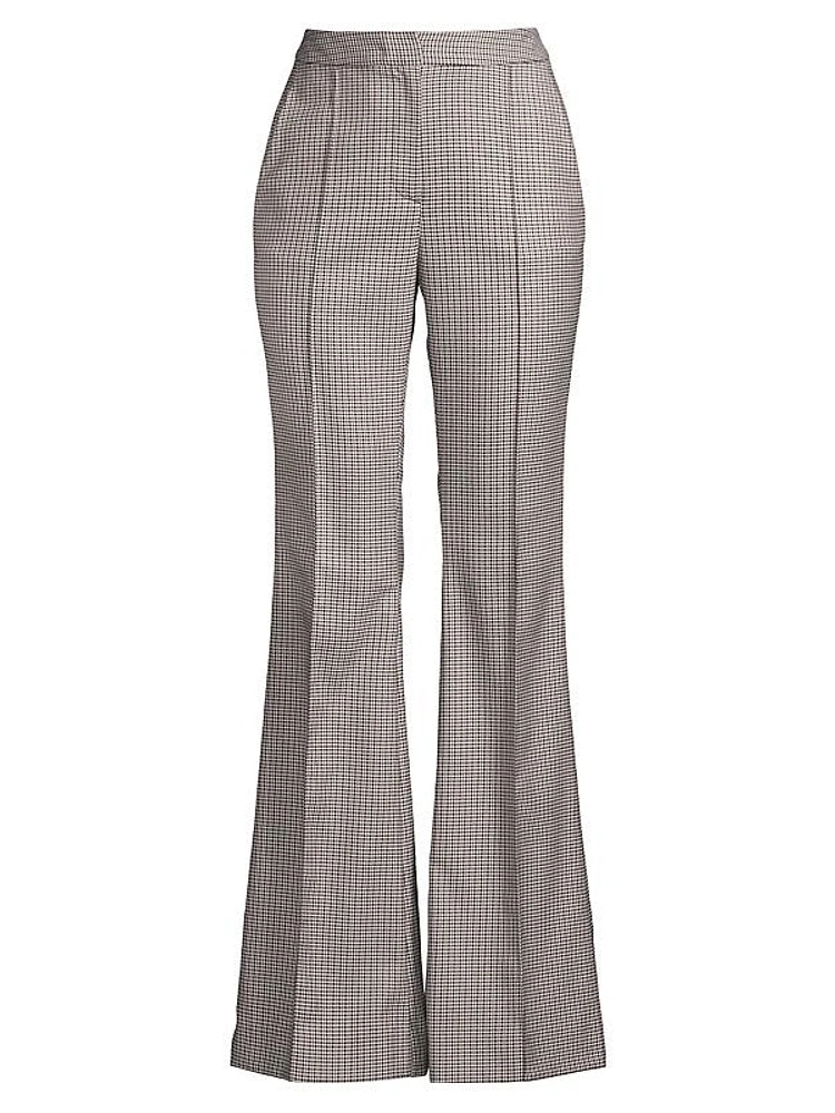 Adelaide Flared Houndstooth Trousers