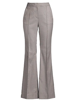 Adelaide Flared Houndstooth Trousers