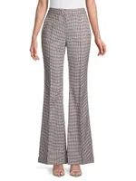 Adelaide Flared Houndstooth Trousers