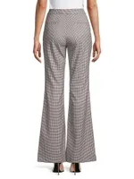 Adelaide Flared Houndstooth Trousers