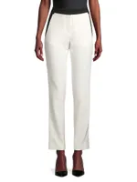 Reagan Two-Toned Straight-Leg Trousers