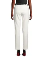 Reagan Two-Toned Straight-Leg Trousers