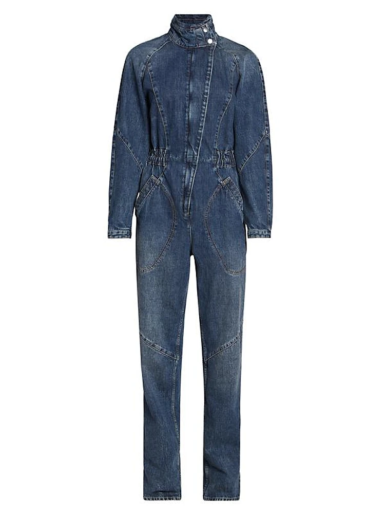 Kimea Denim Jumpsuit