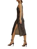 Crystal Mesh Tank Dress