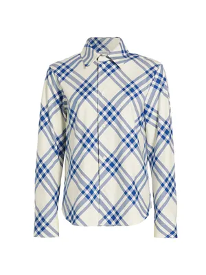 Knight Check Cotton Regular-Fit Shirt