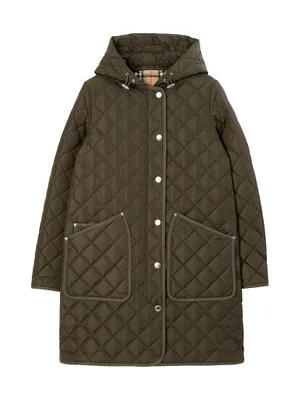 Roxby Quilted Hooded Coat