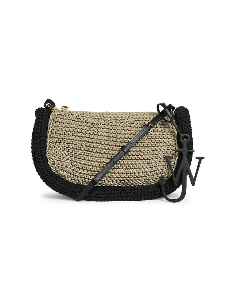 The Bumper Raffia & Leather Bag