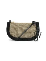 The Bumper Raffia & Leather Bag