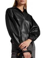 Dawn Faux Leather Top