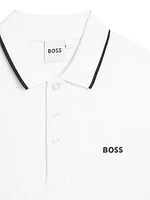 Little Boy's & Boy's Logo Polo