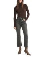 Casey High-Rise Ankle Flared Jeans