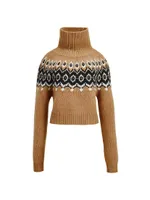 Amaris Cashmere-Blend Fair-Isle Sweater