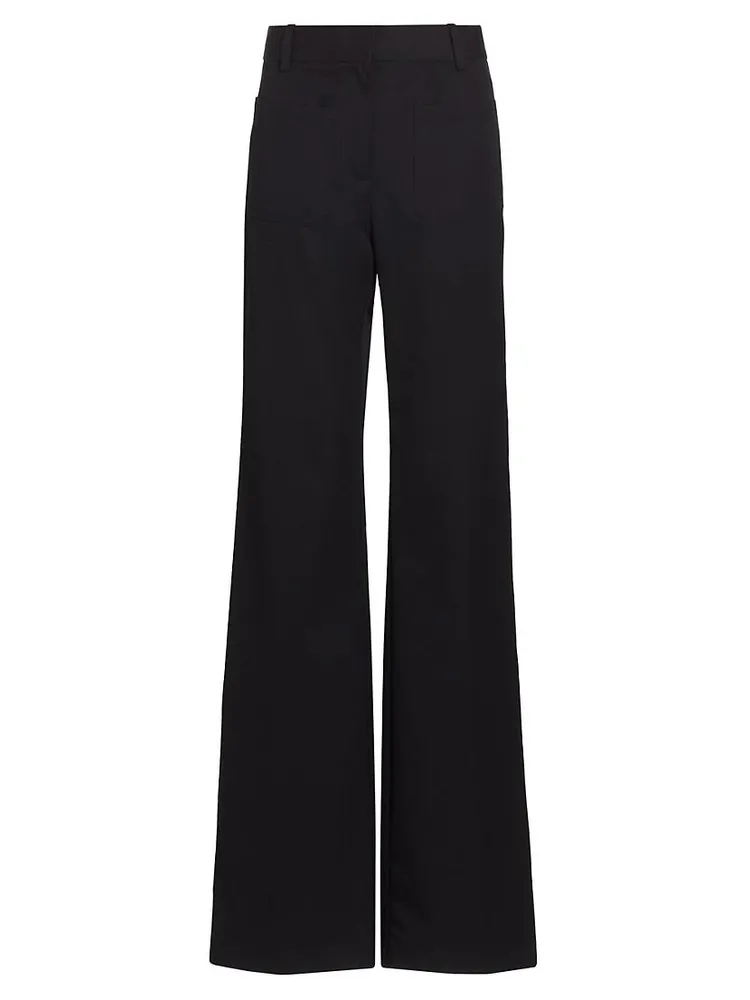 Christophe Flared Wool Pants