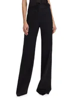 Christophe Flared Wool Pants