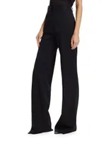 Christophe Flared Wool Pants