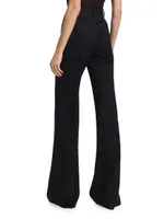 Christophe Flared Wool Pants