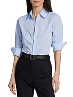 Raphael High-Low Cotton Shirt