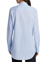 Raphael High-Low Cotton Shirt