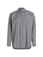 Mael Oversized Striped Cotton Shirt