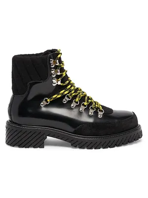 Gstaad Leather Hiking Lug-Sole Boots