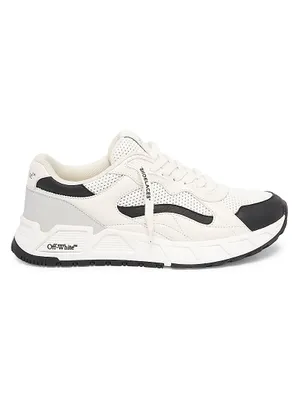 Runner B Leather Low-Top Sneakers