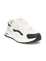 Runner B Leather Low-Top Sneakers