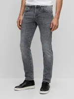 Slim-Fit Jeans Stonewashed Italian Stretch Denim