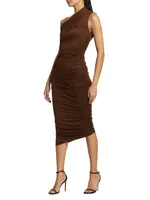 Ira Ruched Midi dress