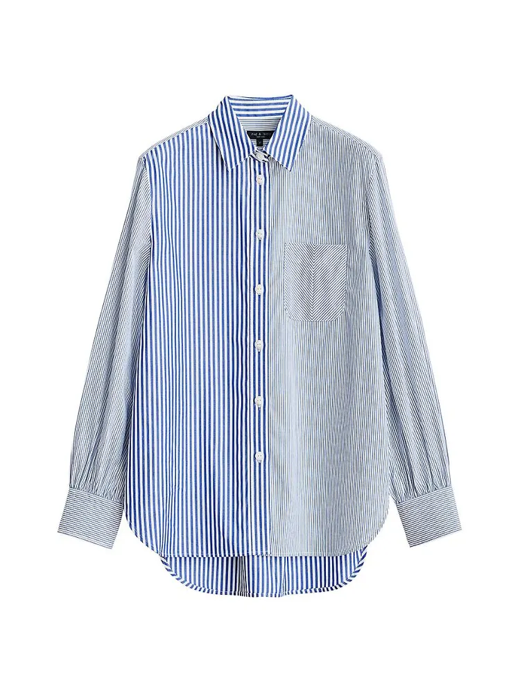 Maxine Multi-Striped Cotton Shirt