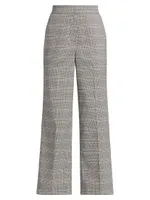 The Kensington Plaid Wide-Leg Pants