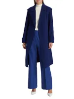 Adi Belted Wool-Blend Coat