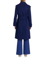 Adi Belted Wool-Blend Coat