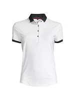 Scarlett Short-Sleeve Polo Tee