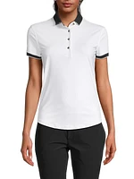 Scarlett Short-Sleeve Polo Tee